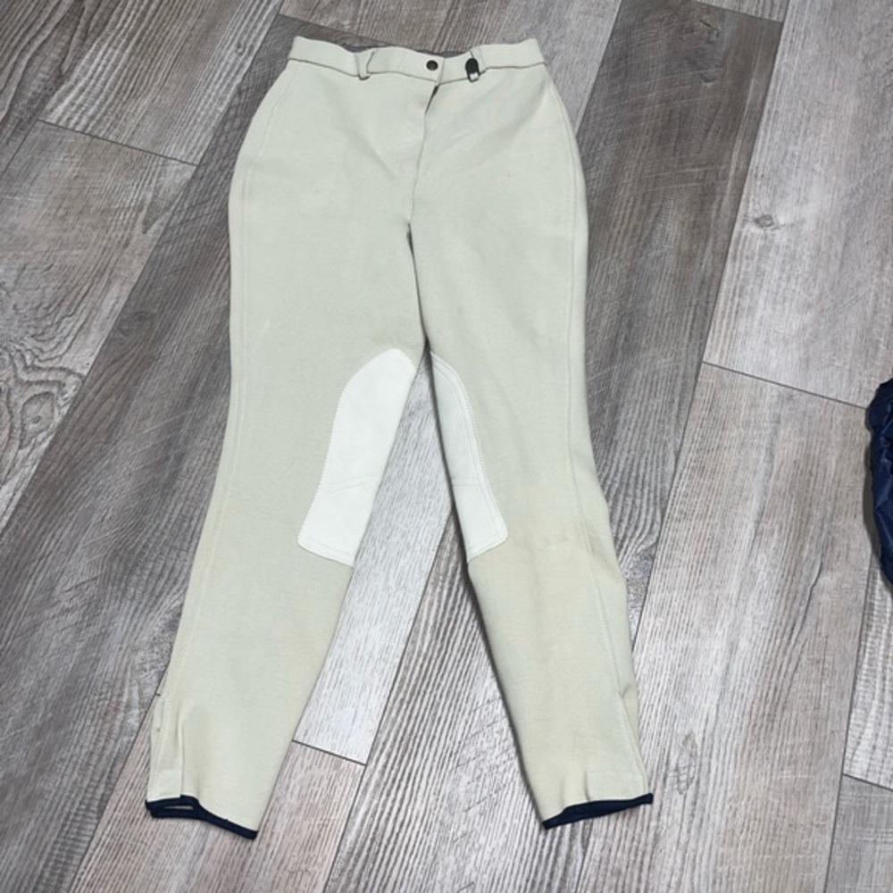 NWT Millers grey ladies CR7 Front zip Breech riding horse pants 30L